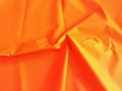 PU Coated Water Resistant Polyester Fabric Material – FLORESCENT ORANGE