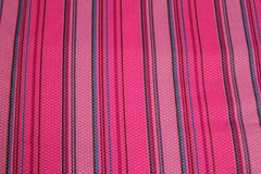 BTY Heavy Cotton warp weave pattern in Pink Striped Fabric