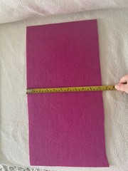 Different Color Square & Rectangular European 17 Pieces Wool Felt Shets