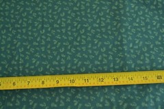 By 1/2 Yd, Vintage, Green Pine-Needles on Green Quilt Cotton, N1350