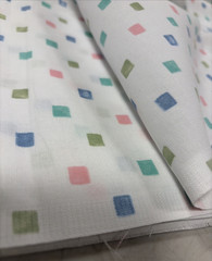 Lg Full Piece Lt Weight Cotton Fabric 7 Yards 4″ x 46″ Wide White & Pastels New