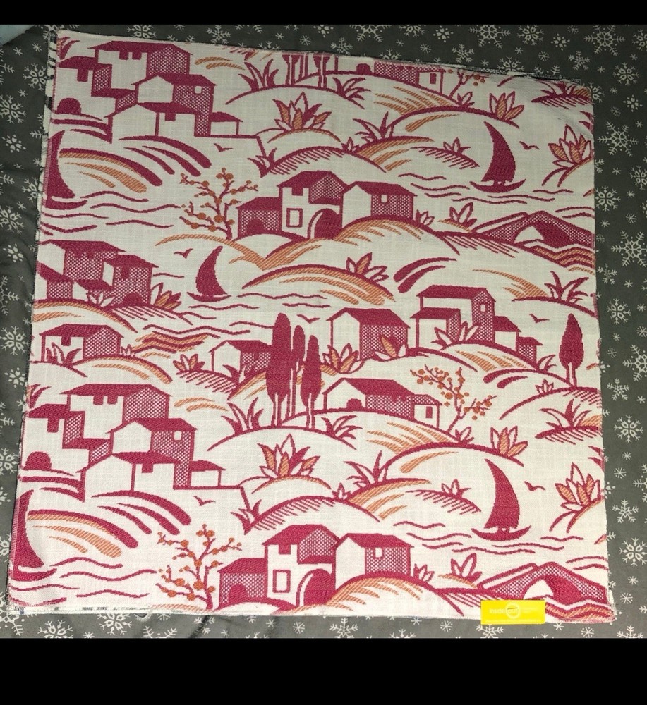 Thibaut Landmark Fabric – Red