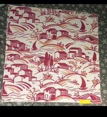 Thibaut Landmark Fabric – Red