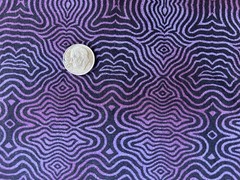 9+ yds OOP CHATEAU Jinny Beyer for RJR Fabrics Cotton Quilting Purple Black Line