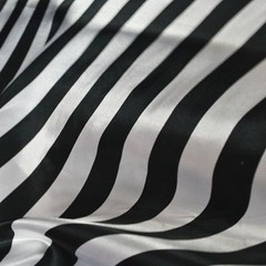 Per Yards Black & White Stripe Satin Fabric 60″ Wide Quality USA Seller SALE