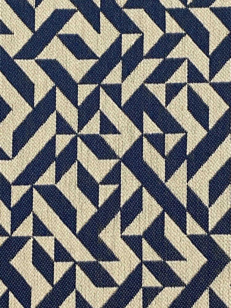 Knoll Eclat Weave in Ocean, 9yrds,Modern,W/Nano-Tex, By Anni Albers In 1974
