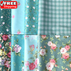 8Pcs Cotton Craft Fabric Bundle 18″ X 22″ Pre-Cut Fat Quarters Quilting Fabric f
