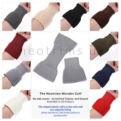 Rib Knit Cuffs Pair,Tubular Ribbing Seamless Cuffing Fabric ReVamp Bomber Jacket