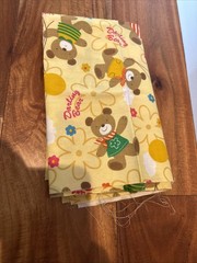Misc. Lot Of Baby Themed Cotton Quilt Fabric Measurements In Description