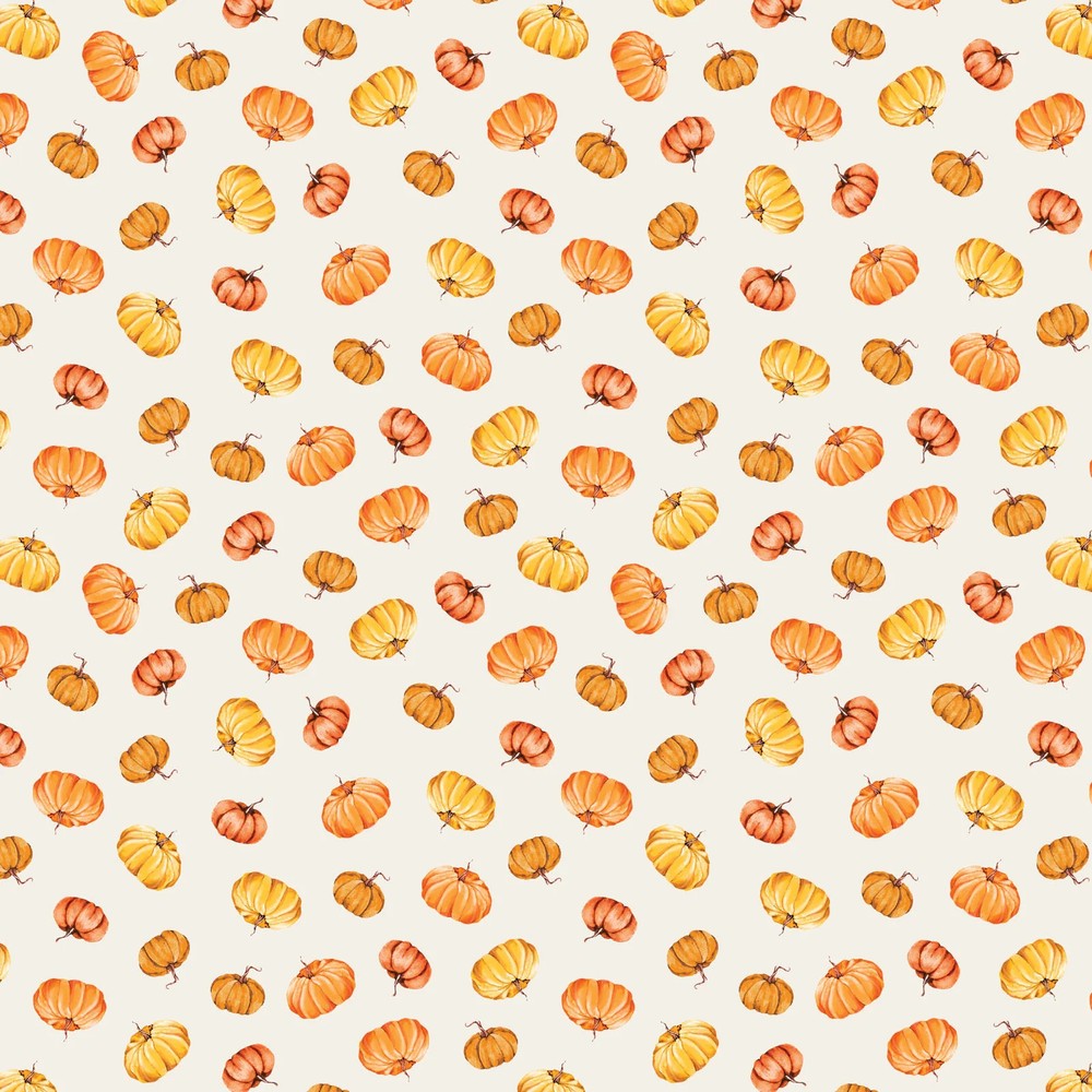 BENARTEX – Harvest Beginnings by Kanvas Studio – Mini Pumpkin Patch – Cream