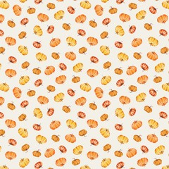 BENARTEX – Harvest Beginnings by Kanvas Studio – Mini Pumpkin Patch – Cream
