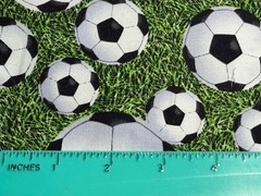 FIFA World Cup Soccer Balls ~Studio E ~ 100% Cotton Fabric ~ 18”x 44” NEW