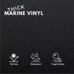 Charcoal Marine Grade Vinyl Fabric – 54″ Width, Easy-to-Use Upholstery Solution