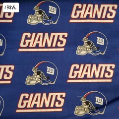 Sports Cotton Fabric by the ½ yard- Football Teams