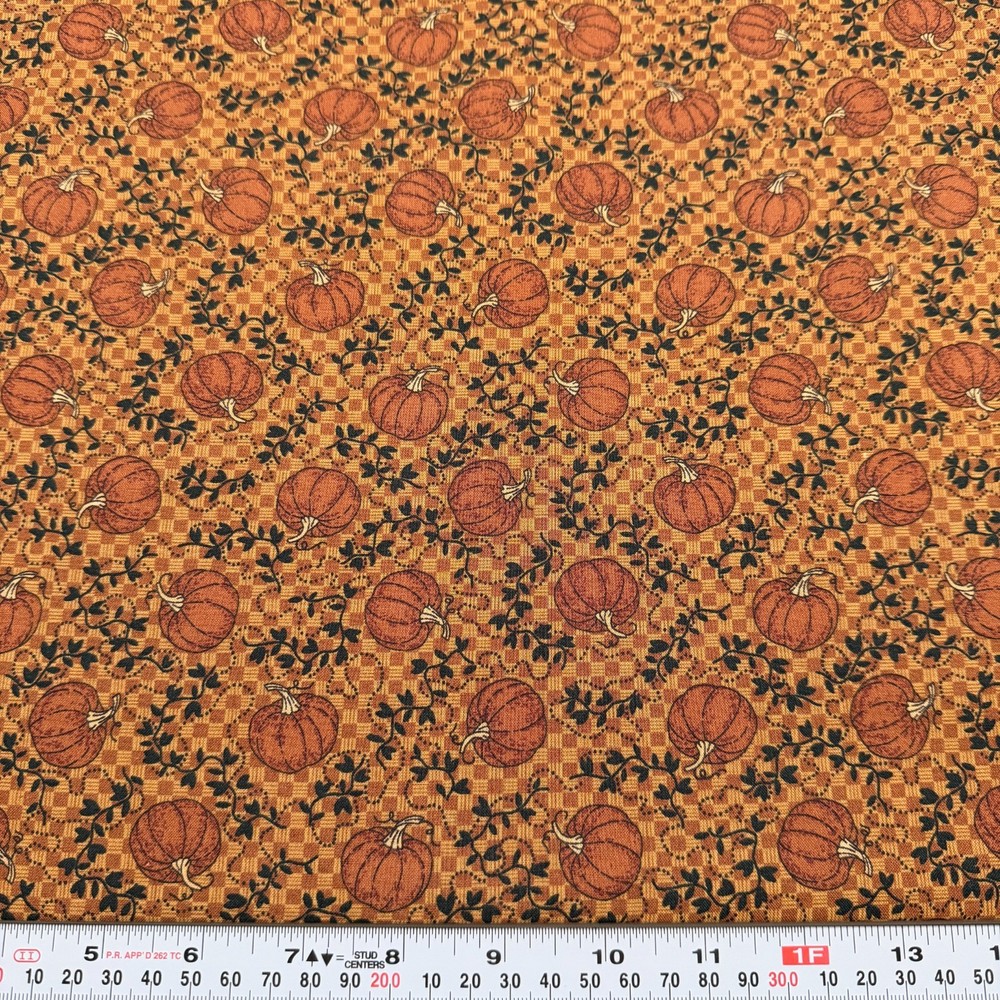Autumn Glory by Thimbleberries for RJR Fabrics Pumpkins Cotton by the HALF YARD