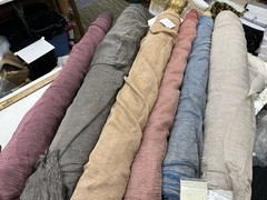 Faux Silk Organza Sheer Fabric 33” Width Sold by the yard Email Requested Color