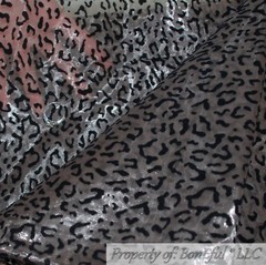 BonEful FABRIC FQ Woven Silky DECOR VTG Red Black Flower Girl Dress Fabric Xmas