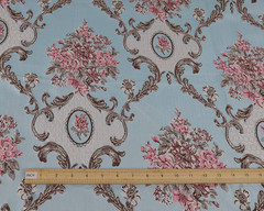 Classic Brocade Upholstery Fabric Damask, for Sofa Chair Reupholstery, Home Doc