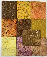10 Fat Quarters ~ Harvest Palette ~ Benartex Batiks