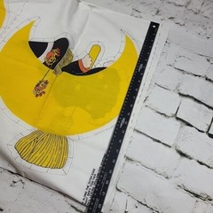Vintage Fly By Night Witch Halloween Throw Pillow Making Fabric Enough For 2