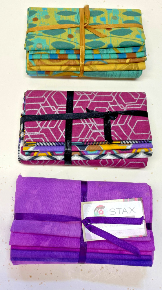Creative Cuts STAX Lot of 3 Cotton 18 x 21 inch 5-Pieces ea. New