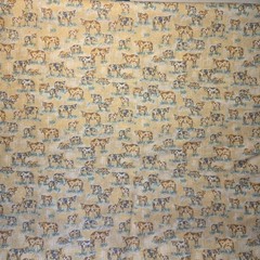 2 yards 9″ Grazing Cows & Calves Cotton Quilting Fabric by Jo-Ann Fabrics