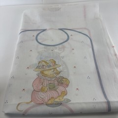 Vintage That’s Our Baby Bibs Do It Yourself Sewing Panels A Sheet Of 10 W/ Mice