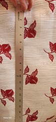 6 Yards Katie Ridde Textiles Cherry Blossom Fabric In Cardinal On White