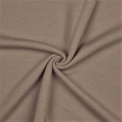 Cotton Sweatshirt Knitted Jersey Fabric Material – TAUPE