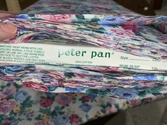 1/2 Yd X 58″ Vintage Rose Daisy Mum Pansy Cotton Quilt Fabric by Peter Pan BTHY