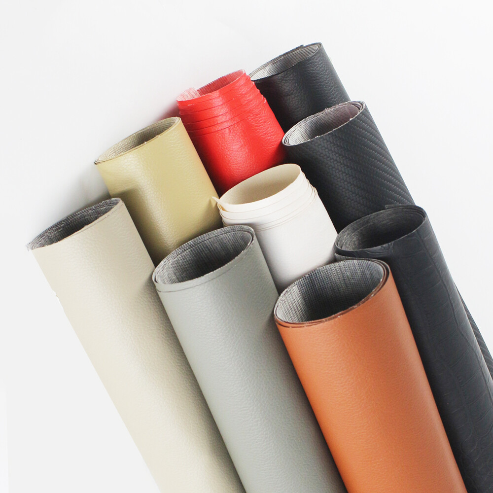 Marine Grade Vinyl Faux Leather Sheet Soft PVC Synthetic Leather Pleather Fabric