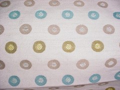 2-1/4Y Groundworks GWF-3049 Ventana Dot Lemongrass Chenille Upholstery Fabric