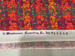 Fabric Remnant-MISSBRENNER CONVERTING CO.,INC Multicolor Abstract 62×110