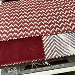Fabric Sample Book Barrow Reds Yellows Geometric Trends 8×8 6×8 4×8 18 Pg Each