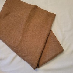 3.5yd Flannel Fabric Brown Heavyweight Brushed Texture RUSTIC FLANNEL