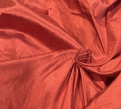 1.25 Yard Orange Silk Taffeta Fabric 54” Width