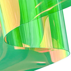 | 30 Gauge Holographic Clear Vinyl Roll, 12″ x 54″ Waterproof Iridescent Transpa
