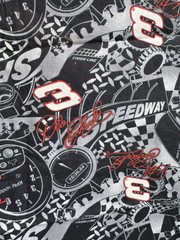 2004 Spring Industries 2 Yards Dale Earnhardt #3 Black Gray Cotton Fabric HTF