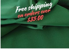 Green Evergreen Tropical 100% Polyester non-stretch, machine washable.
