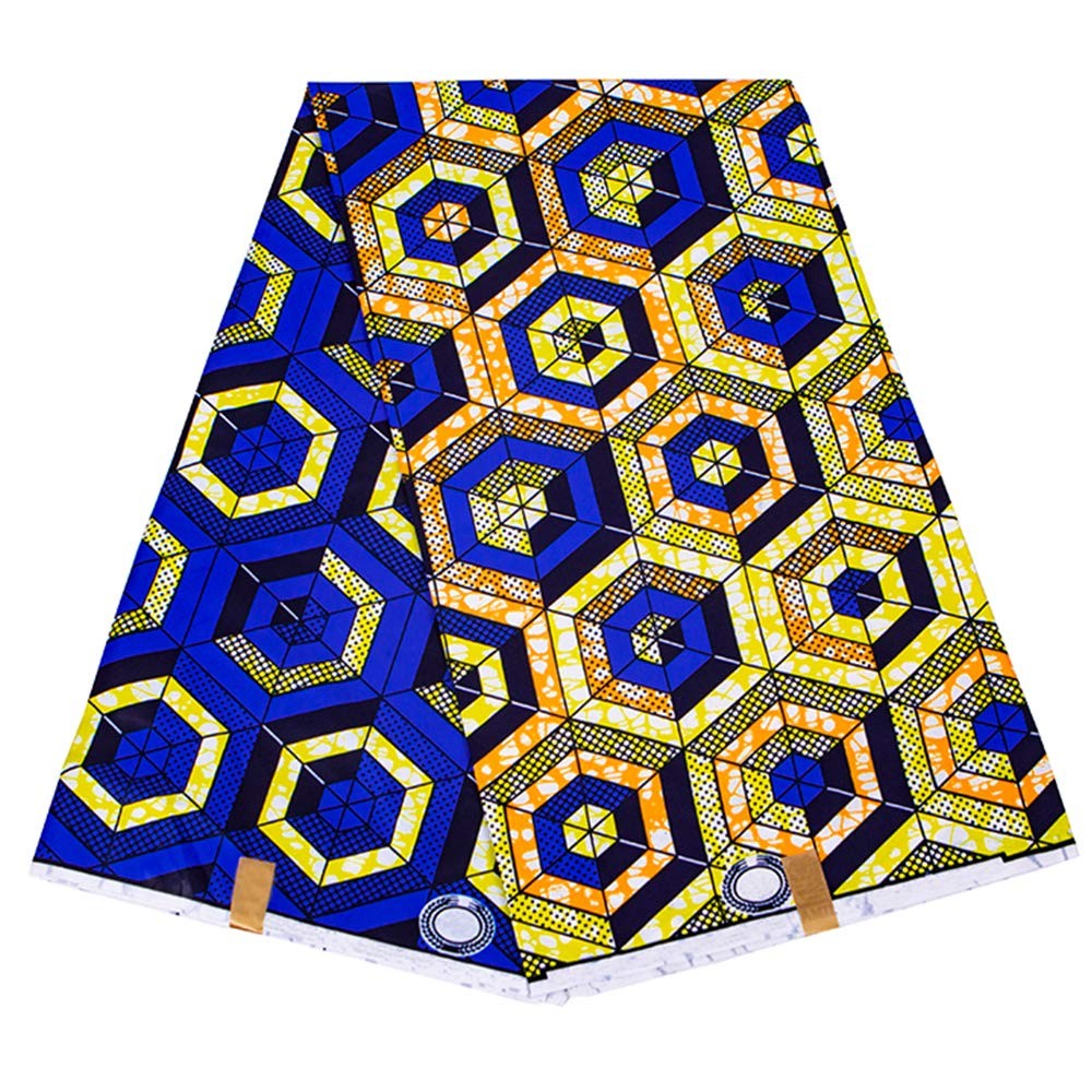 African Fabric 6 Yard Ankara Fabric Tribal Print Fabric for Party Dress