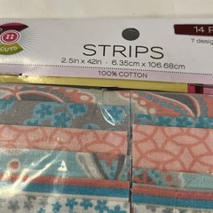 Fabric Editions Grayson Fabric Strips 14 Pc 2.5” x 42” Cotton Quilt Jelly Roll
