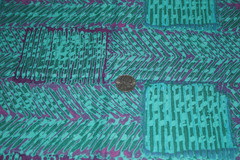 SSI Premium Cotton Fabric Batik Print ‘Carribean Essence’ Turquoise Purple 1 yd
