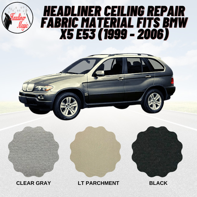 Auto Headliner Material compatible to BMW X5 SUV series