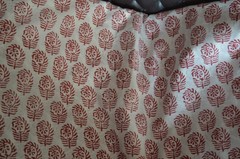 NO TARRIF CHARGES 100%✅ZK_135 Hand Block Floral Print 100%Cotton 4 Yard Fabric