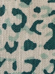 Peter Fasano Leopardo 100% Linen Fabric 5 Continuous Yards