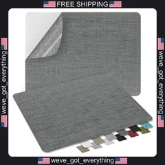 2 Pack Self-Adhesive Linen Fabric Patches for Sofa and Car Repair
