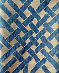 Groundworks Ombre Maze Teal Fabric Remnant 24″ x 24″