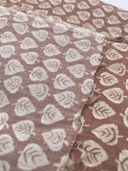 Vintage Cotton Fabric Bundle 5.5 Yards Leaf Floral Table Linen Sewing Lot