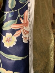 P Kaufman Scotchgard Navy Blue Multi Passage To India 54”wide