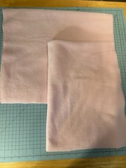 Pink Soft Fleece 2 Pieces 33×36 And 23×32 Inches